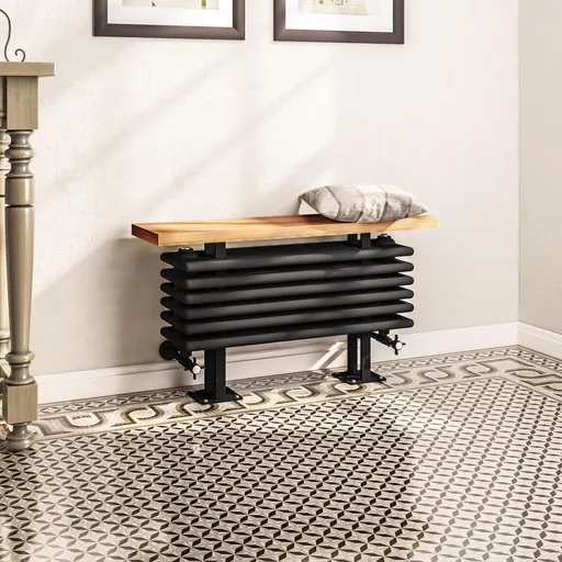 Imperia 6 Column Bench Radiator 480 x 850mm Matt Black