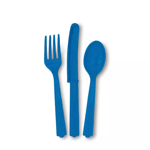 Royal Blue Cutlery
