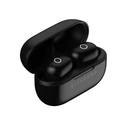 KitSound KSEDGE20BK headphones/headset Wireless In-ear Calls/Music USB Type-C Bluetooth Black