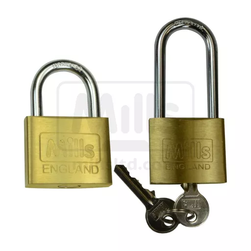 Brass Padlock with 2 Keys