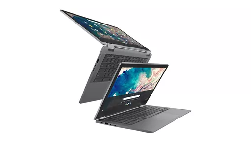 Lenovo IdeaPad Flex 5 CB 13IML05 Intel® Core™ i5 i5-10210U Chromebook 33.8 cm (13.3") Touchscreen Full HD 8 GB DDR4-SDRAM 128 GB SSD Wi-Fi 6 (802.11ax) ChromeOS Graphite, Grey