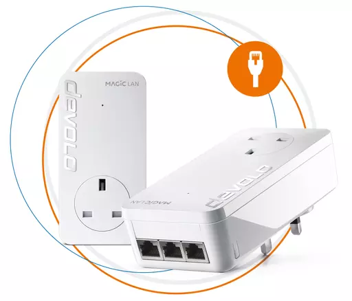 Devolo Magic 2 LAN triple 2400 Mbit/s Ethernet LAN White