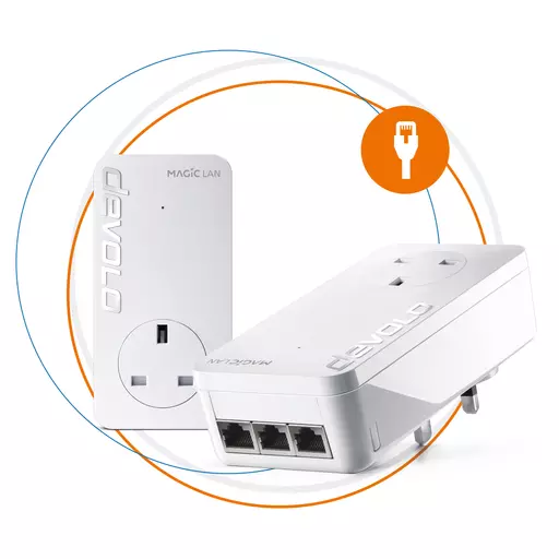 Devolo Magic 2 LAN triple 2400 Mbit/s Ethernet LAN White