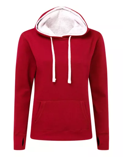 Ladies' Contrast Hoodie