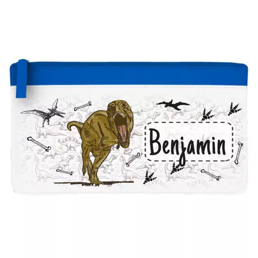 Dinosaur T-Rex Personalised Pencil Case