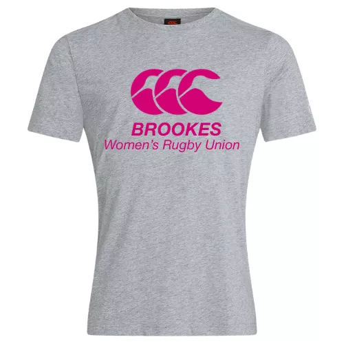 Oxford Brookes University Women's Rugby Union Plain Cotton Tee
