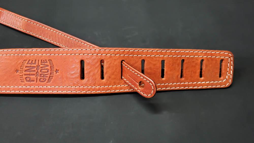 Original Natural Glove Leather Guitar Strap