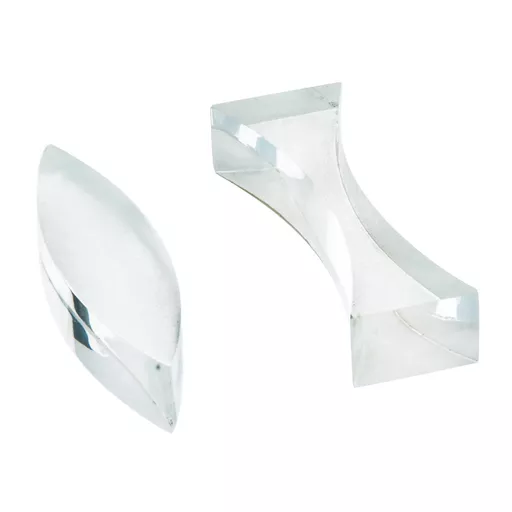Philip Harris Biconcave And Biconvex Acrylic Blocks