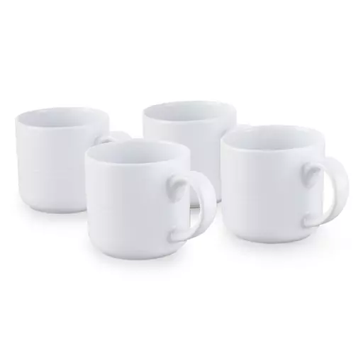 4 Piece Porcelain Mug Set