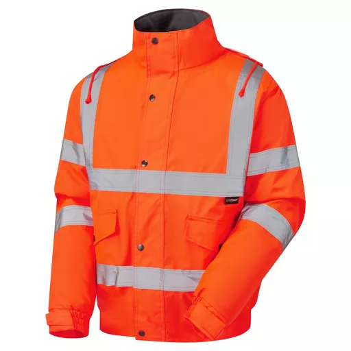 Supertouch Hi Vis Orange Standard Storm Bomber Jacket
