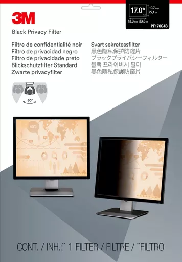 3M Privacy Filter for 17in Monitor, 5:4, PF170C4B