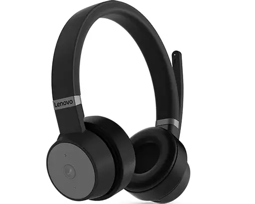 Lenovo Go Wireless ANC Headset Wired & Wireless Head-band Office/Call center USB Type-C Bluetooth Black