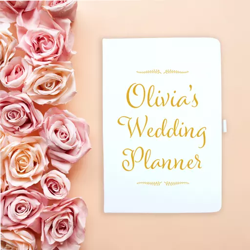 Notebook Gold Wedding Planner