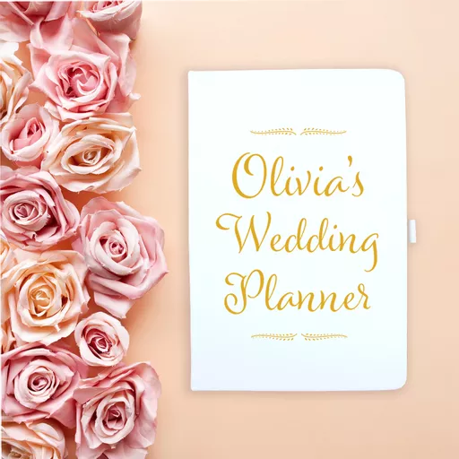 Notebook Gold Wedding Planner