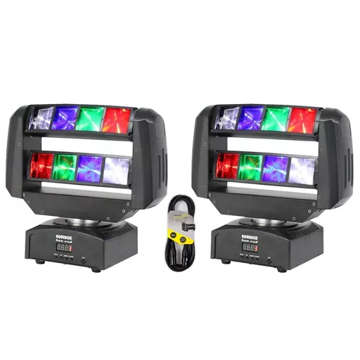 Equinox Hot Rod MKII Moving Beam Effect Twin Pack Bundle