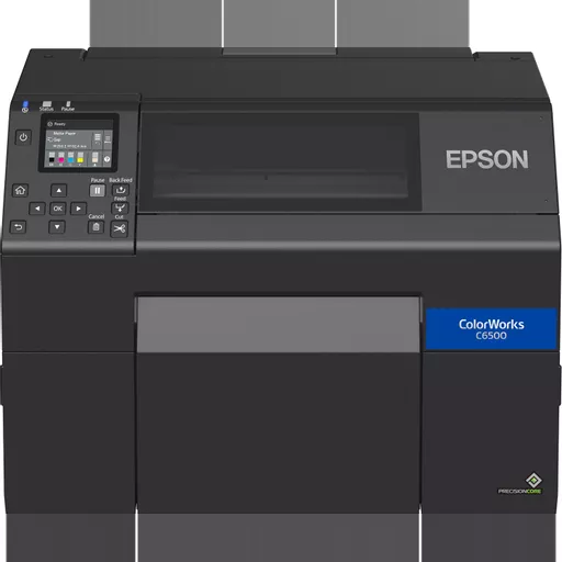 Epson ColorWorks CW-C6500AE label printer Inkjet Colour 1200 x 1200 DPI 85 mm/sec Wired Ethernet LAN