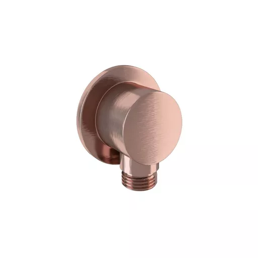 Round Outlet Elbow - Brushed Bronze