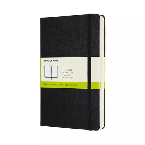 Moleskine Expanded Large Plain Hardcover Notebook: Black | Turnaround Gifts