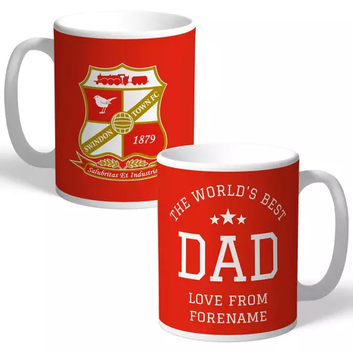 Swindon Town FC World's Best Dad Mug