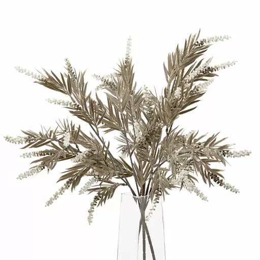 Taupe & Ivory Textural Branch - Stem