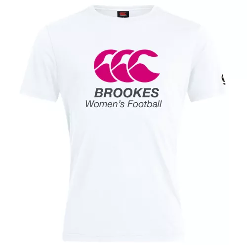 Oxford Brookes University Women's Football Senior Plain Cotton Tee