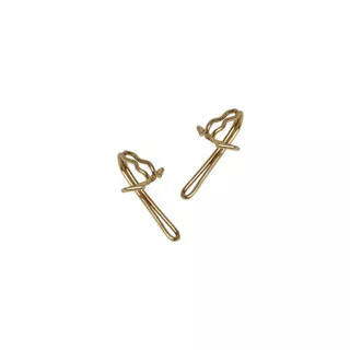 Brass Curtain Hooks (Pk 1000)