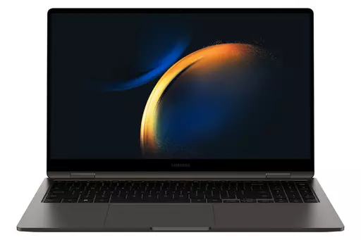 Samsung Galaxy Book3 360 i5-1340P Hybrid (2-in-1) 39.6 cm (15.6") Touchscreen Full HD Intel® Core™ i5 8 GB LPDDR4x-SDRAM 256 GB SSD Wi-Fi 6E (802.11ax) Windows 11 Home Graphite