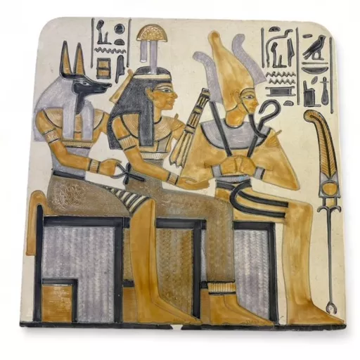 Painted Egyptian Plaque