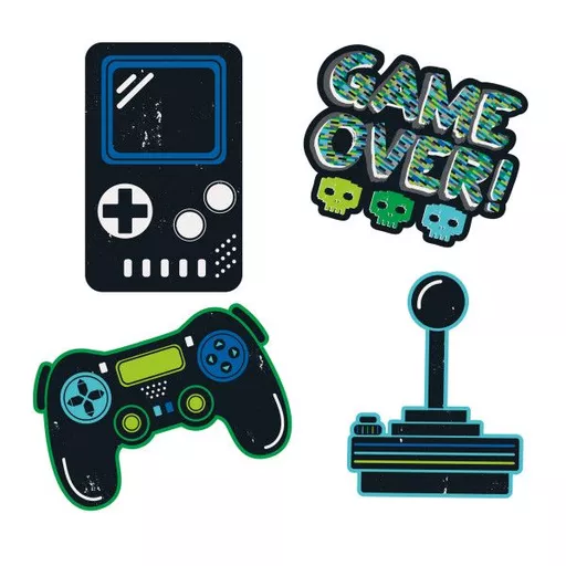 Gamer Party Wall Decals