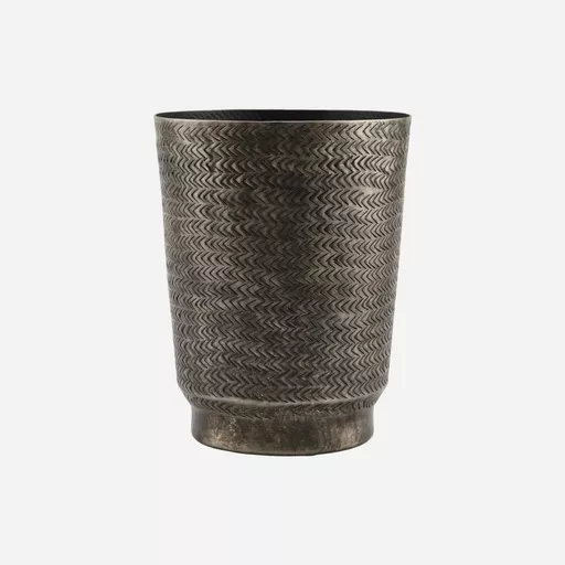 Planter, Oli, Brushed black finish