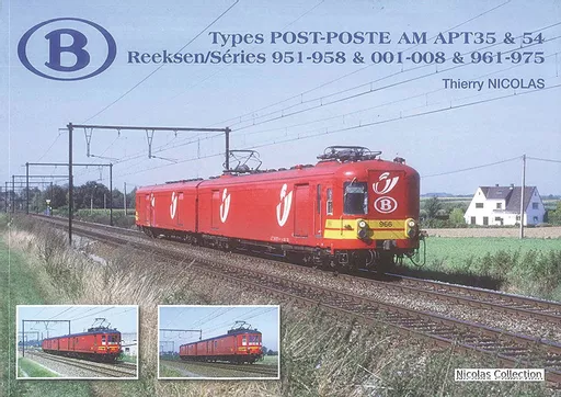 Belgian Railways Types Post-Poste AM APT35 & 54 - Reeksen/Serie 951-958 & 001-008 & 961-975 (Nicolas Collection)