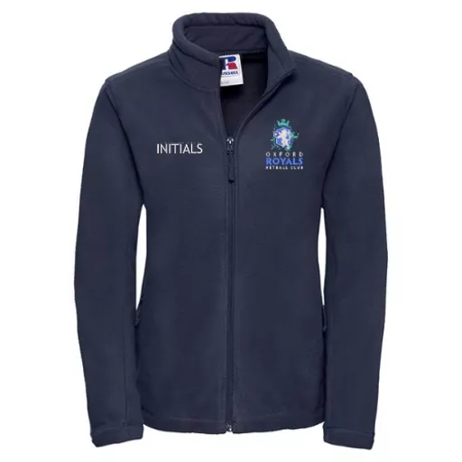 OxfordRoyalsNetballClub_LadiesFullZipFleece_Front.png