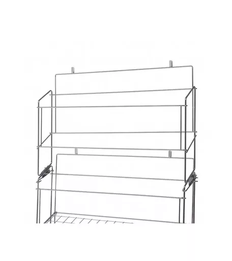 2 Tier Chrome Extension Unit with 2 Shelves for the 5 Tiered Shoe Rail