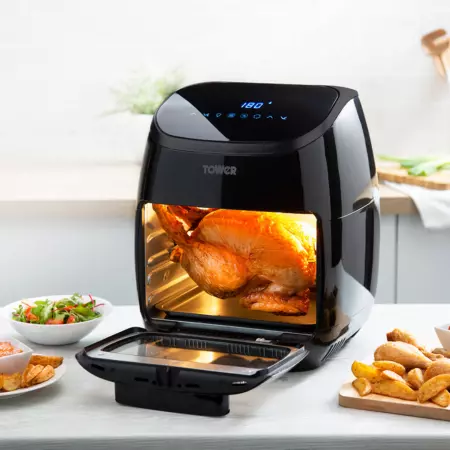 Tower T17076 10 in 1 Digital Air Fryer Review: Rotisserie cooking