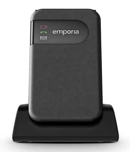 Emporia SIMPLICITYglam 7.11 cm (2.8") 106 g Black Senior phone