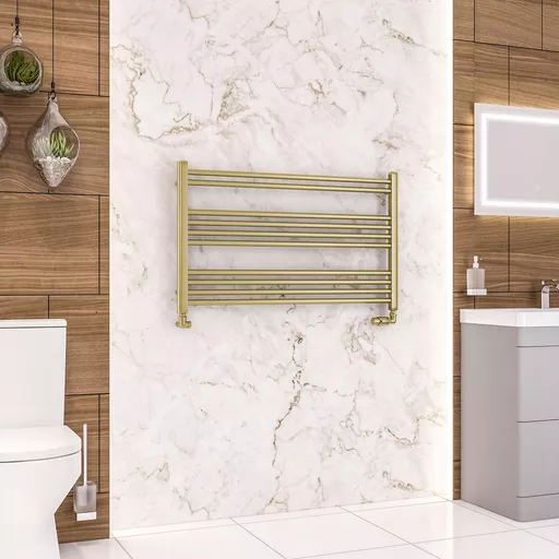 Wendover Straight Multirail 600 x 1000 Brushed Brass