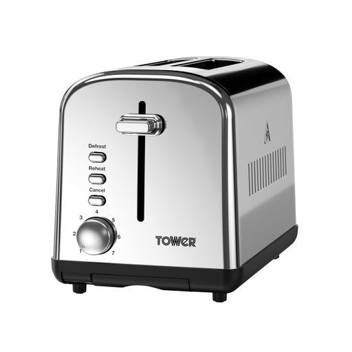 Photos - Toaster Tower Infinity 2 Slice Stainless Steel  T20014 