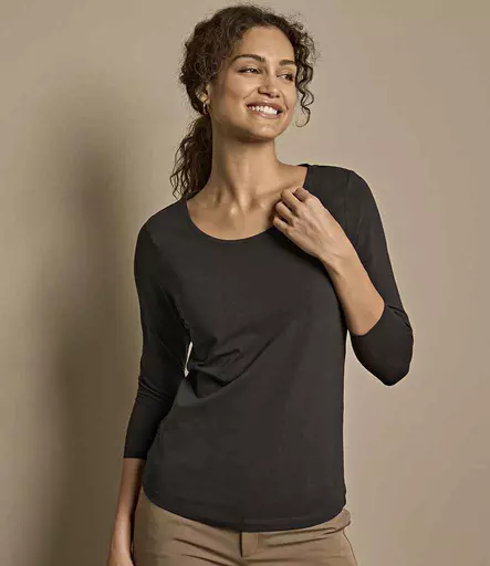 Tee Jays Ladies Stretch 3/4 Sleeve T-Shirt