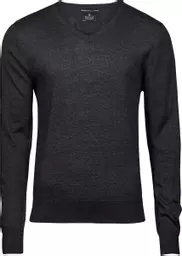 Men's V Neck Knitted Sweater