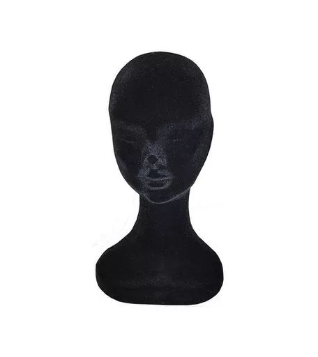 Black Flock Female Display Head