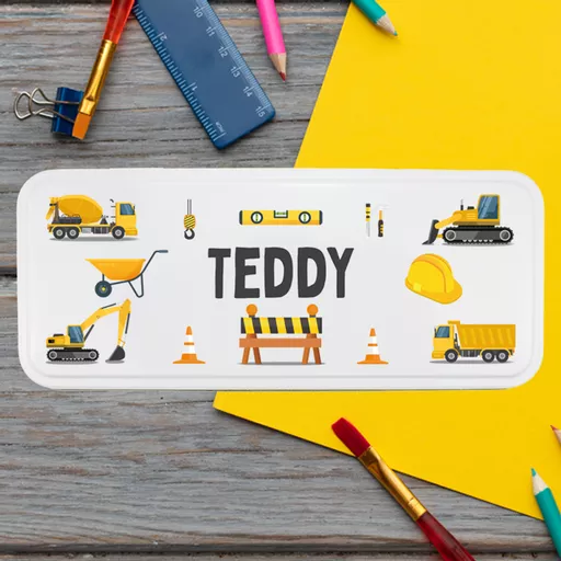 Construction Pencil Tin
