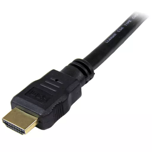 StarTech.com 2m (6ft) HDMI Cable - 4K High Speed HDMI Cable with Ethernet - UHD 4K 30Hz Video - HDMI 1.4 Cable - Ultra HD HDMI Monitors, Projectors, TVs & Displays - Black HDMI Cord - M/M