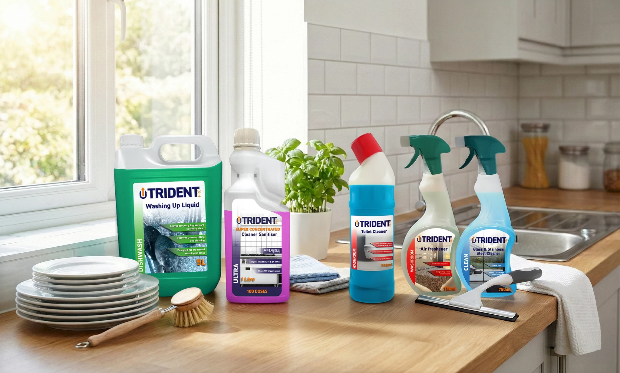 Trident Pro professional cleaning products