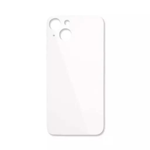 Back Glass (Big Hole) (No Logo) (Starlight) (CERTIFIED) - For iPhone 13 Mini