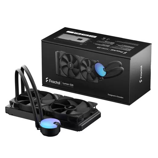 Fractal Design Lumen S28 v2 Processor All-in-one liquid cooler 14 cm Black 1 pc(s)