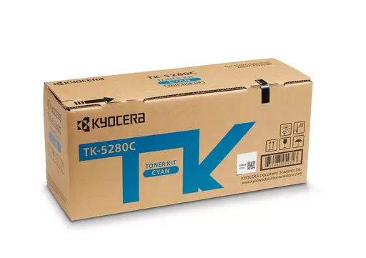 Kyocera 1T02TWCNL0/TK-5280C Toner-kit cyan, 11K pages ISO/IEC 19752 for Kyocera P 6235