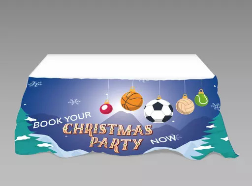 Personalised Tablecover Large 2.7m x 1.3m
