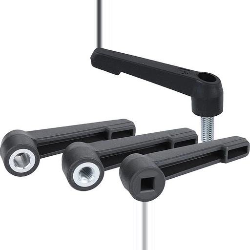 K0175 - Non Adjustable Clamp Levers In plastic & Steel