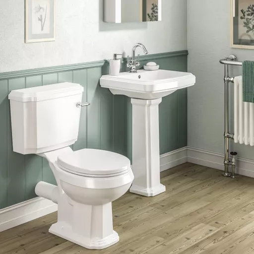 Ashcombe Full Pedestal - White