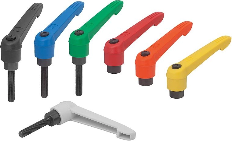 K0269 - Plastic Clamp Levers with Steel Parts M4-M16